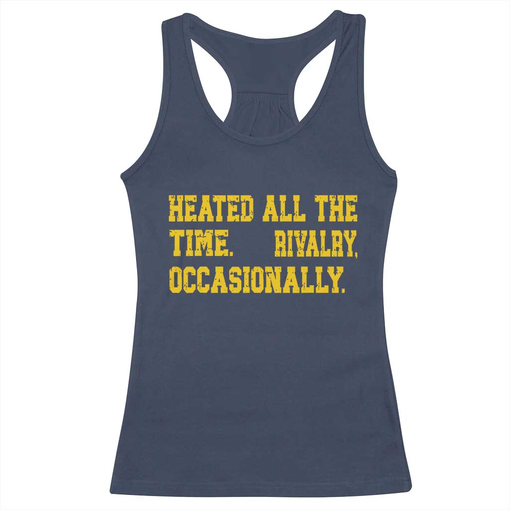 Heated All The Time Rivalry Occasionally Racerback Tank Top Viral Hockey Romance for Passionate Fans