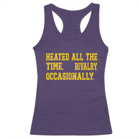 Heated All The Time Rivalry Occasionally Racerback Tank Top Viral Hockey Romance for Passionate Fans