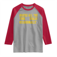 Heated All The Time Rivalry Occasionally Raglan Shirt Viral Hockey Romance for Passionate Fans