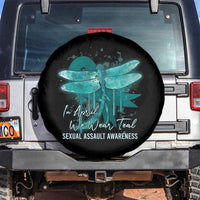 Sexual Assault Awareness Spare Tire Cover In April We Wear Teal Ribbon Butterfly