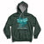 In April We Wear Teal Sexual Assault Awareness Month Teal Ribbon Butterfly, Sexual Assault Awareness Shirt Hoodie - Wonder Print Shop