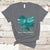 In April We Wear Teal Sexual Assault Awareness Month Teal Ribbon Butterfly, Sexual Assault Awareness Shirt T-Shirt - Wonder Print Shop