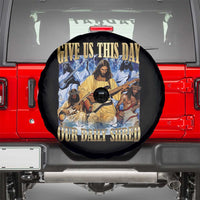 Give Us This Day Our Daily Shred Funny Christian Jesus Rock Spare Tire Cover Faith Humor Music Lover Inspired Gift