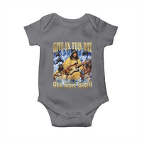 Give Us This Day Our Daily Shred Funny Christian Jesus Rock Baby Onesie Faith Humor Music Lover Inspired Gift