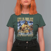 Give Us This Day Our Daily Shred Funny Christian Jesus Rock T Shirt For Women Faith Humor Music Lover Inspired Gift