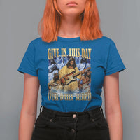 Give Us This Day Our Daily Shred Funny Christian Jesus Rock T Shirt For Women Faith Humor Music Lover Inspired Gift