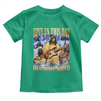 Give Us This Day Our Daily Shred Funny Christian Jesus Rock Toddler T Shirt Faith Humor Music Lover Inspired Gift