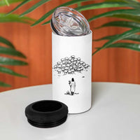 Jesus The Good Shepherd Minimalist Christian 4 in 1 Can Cooler Tumbler Sheep Flock Faith Spiritual Inspirational Gift