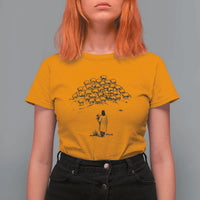 Jesus The Good Shepherd Minimalist Christian T Shirt For Women Sheep Flock Faith Spiritual Inspirational Gift