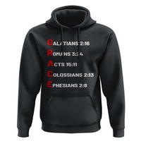 GRACE Christian Scripture Acronym Hoodie Bible Verses Galatians Romans Acts Colossians Ephesians Faith Message Gift