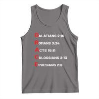 GRACE Christian Scripture Acronym Tank Top Bible Verses Galatians Romans Acts Colossians Ephesians Faith Message Gift