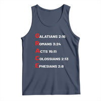 GRACE Christian Scripture Acronym Tank Top Bible Verses Galatians Romans Acts Colossians Ephesians Faith Message Gift