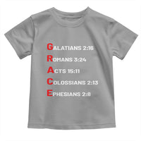 GRACE Christian Scripture Acronym Toddler T Shirt Bible Verses Galatians Romans Acts Colossians Ephesians Faith Message Gift
