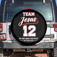 Team Jesus 12 Christian Sports Style Spare Tire Cover Go And Make Disciples Matthew 28:19 Faith Athletic Inspired Gift
