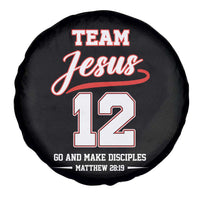 Team Jesus 12 Christian Sports Style Spare Tire Cover Go And Make Disciples Matthew 28:19 Faith Athletic Inspired Gift