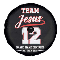 Team Jesus 12 Christian Sports Style Spare Tire Cover Go And Make Disciples Matthew 28:19 Faith Athletic Inspired Gift
