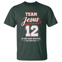 Team Jesus 12 Christian Sports Style T Shirt Go And Make Disciples Matthew 28:19 Faith Athletic Inspired Gift
