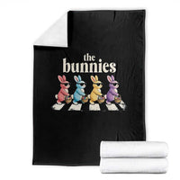 The Bunnies Parody Crossing Rabbits Graphic Throw Blanket Funny Easter Pop Culture Style Cute Bunny Gift
