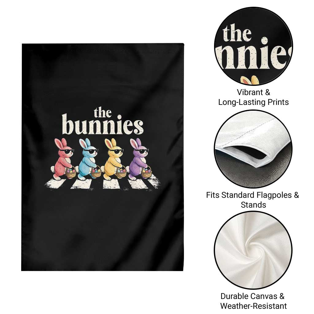 The Bunnies Parody Crossing Rabbits Graphic Garden Flag Funny Easter Pop Culture Style Cute Bunny Gift