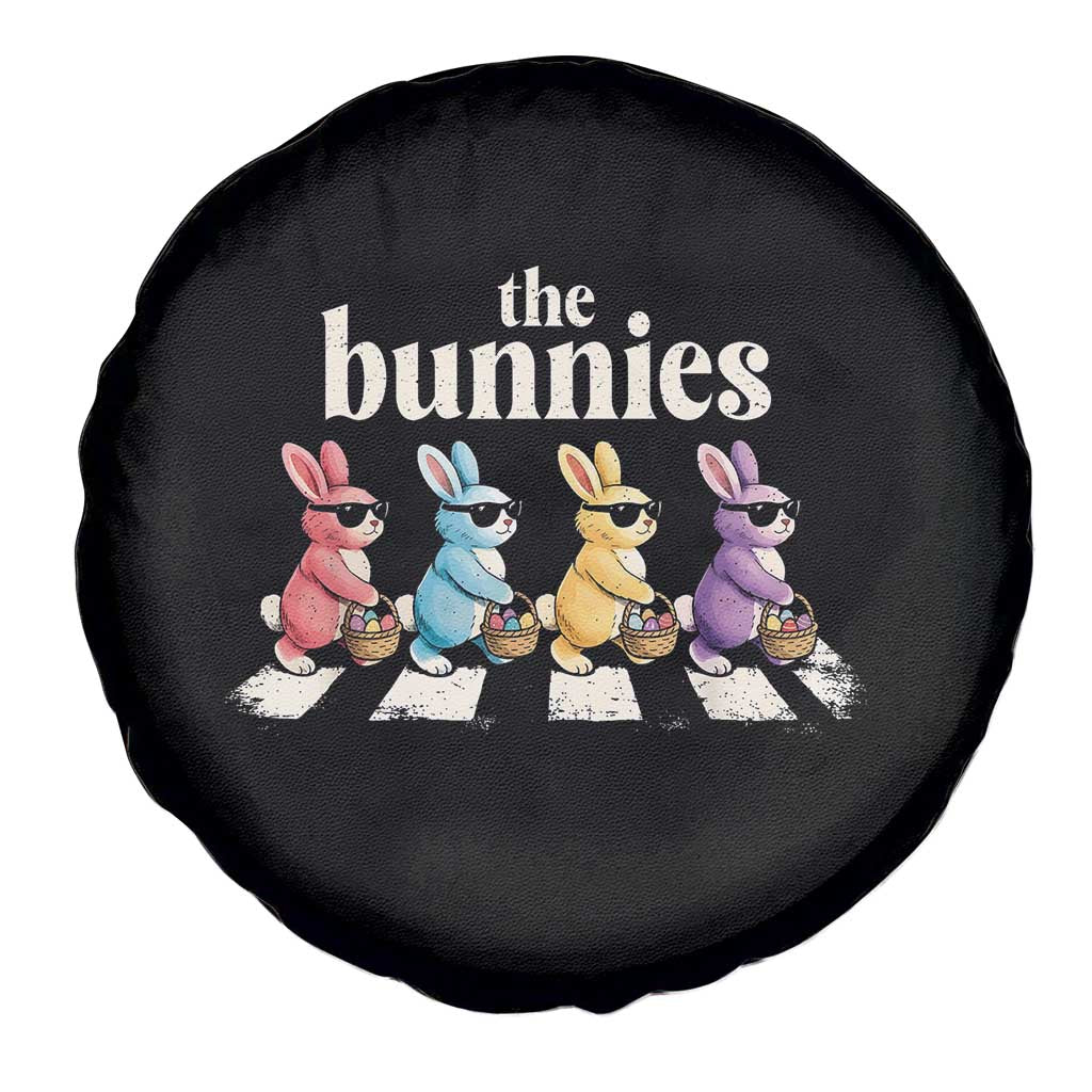 The Bunnies Parody Crossing Rabbits Graphic Spare Tire Cover Funny Easter Pop Culture Style Cute Bunny Gift