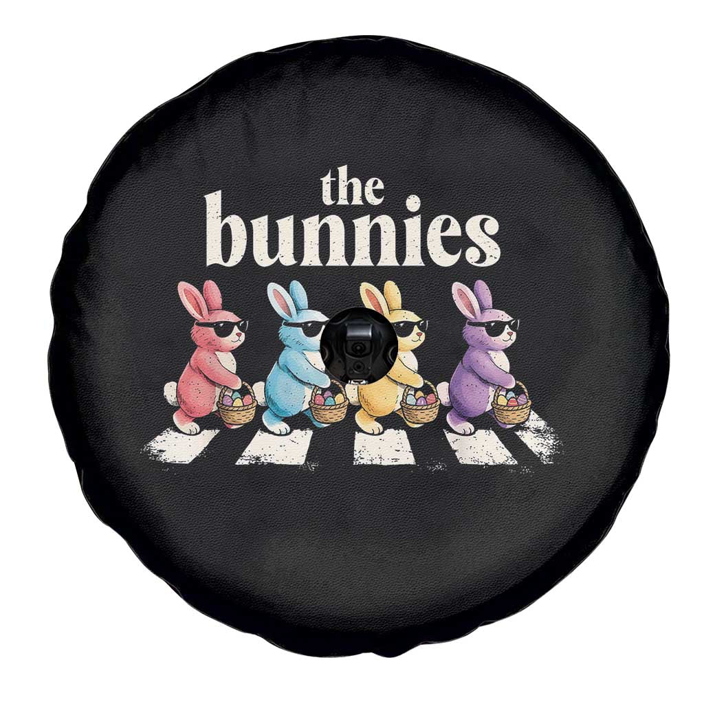 The Bunnies Parody Crossing Rabbits Graphic Spare Tire Cover Funny Easter Pop Culture Style Cute Bunny Gift