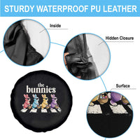 The Bunnies Parody Crossing Rabbits Graphic Spare Tire Cover Funny Easter Pop Culture Style Cute Bunny Gift