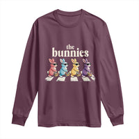 The Bunnies Parody Crossing Rabbits Graphic Long Sleeve Shirt Funny Easter Pop Culture Style Cute Bunny Gift
