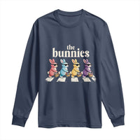 The Bunnies Parody Crossing Rabbits Graphic Long Sleeve Shirt Funny Easter Pop Culture Style Cute Bunny Gift