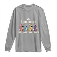 The Bunnies Parody Crossing Rabbits Graphic Long Sleeve Shirt Funny Easter Pop Culture Style Cute Bunny Gift