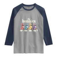 The Bunnies Parody Crossing Rabbits Graphic Raglan Shirt Funny Easter Pop Culture Style Cute Bunny Gift