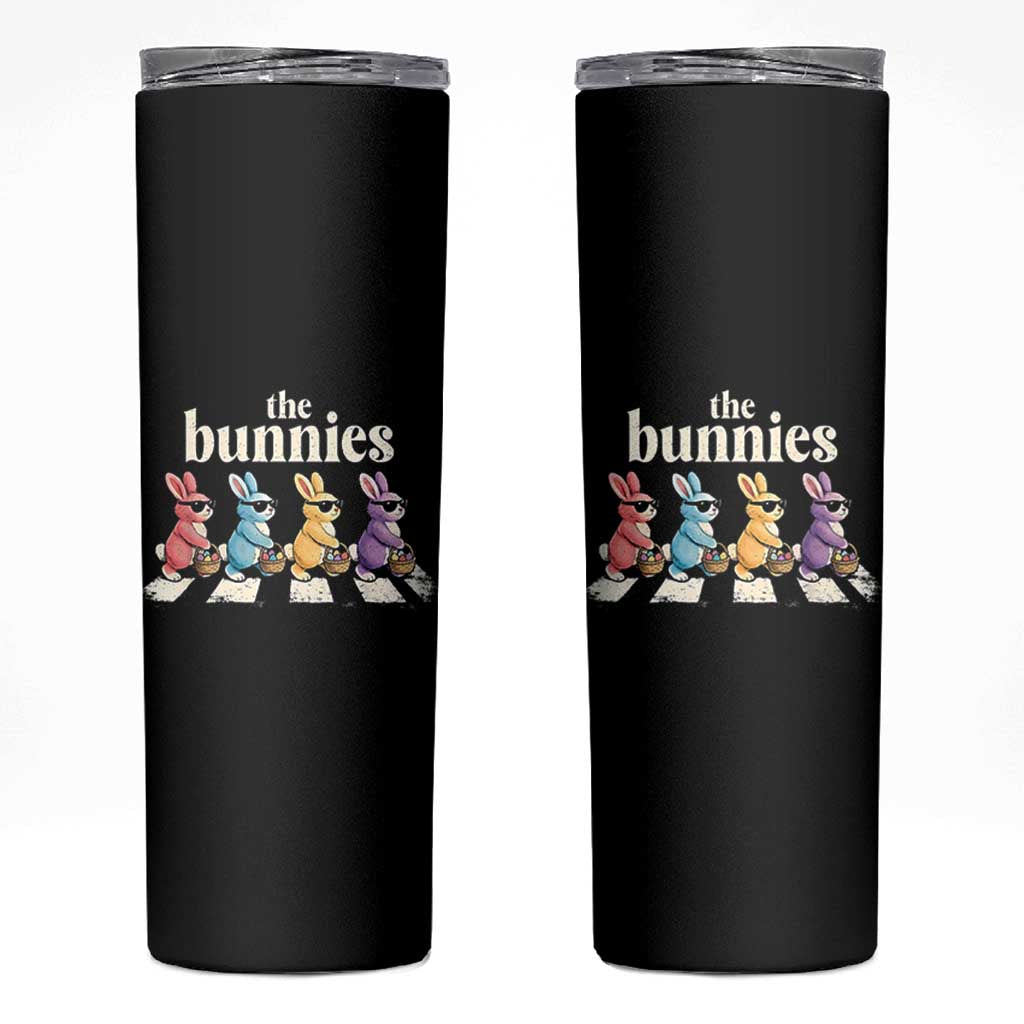 The Bunnies Parody Crossing Rabbits Graphic Skinny Tumbler Funny Easter Pop Culture Style Cute Bunny Gift