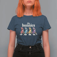 The Bunnies Parody Crossing Rabbits Graphic T Shirt For Women Funny Easter Pop Culture Style Cute Bunny Gift