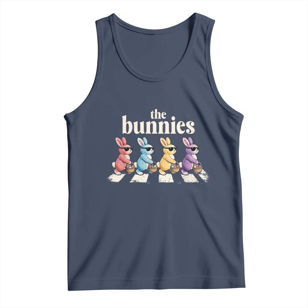 The Bunnies Parody Crossing Rabbits Graphic Tank Top Funny Easter Pop Culture Style Cute Bunny Gift