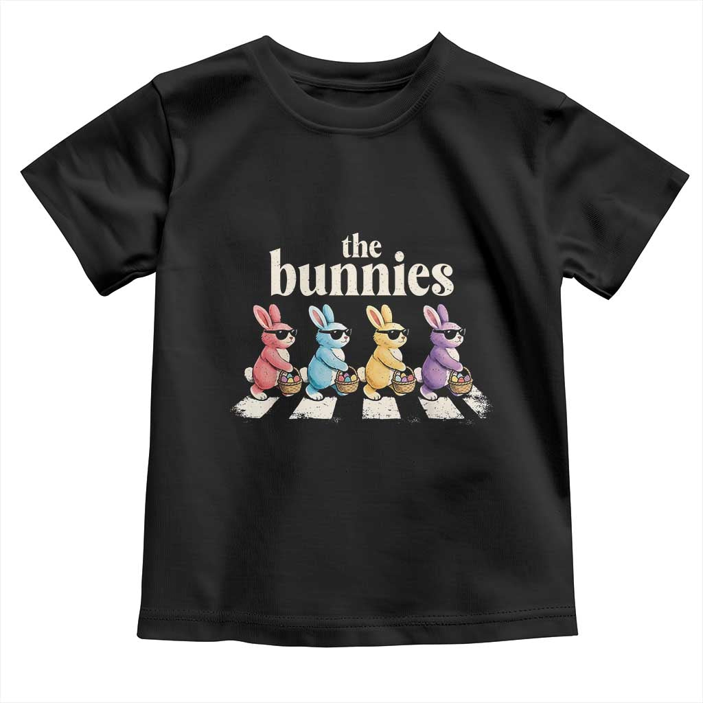 The Bunnies Parody Crossing Rabbits Graphic Toddler T Shirt Funny Easter Pop Culture Style Cute Bunny Gift