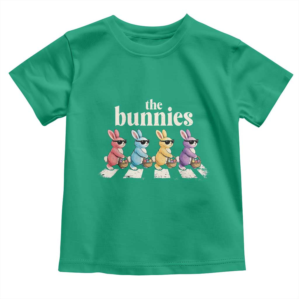 The Bunnies Parody Crossing Rabbits Graphic Toddler T Shirt Funny Easter Pop Culture Style Cute Bunny Gift