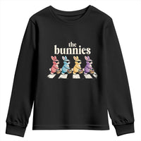 The Bunnies Parody Crossing Rabbits Graphic Youth Sweatshirt Funny Easter Pop Culture Style Cute Bunny Gift