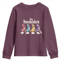 The Bunnies Parody Crossing Rabbits Graphic Youth Sweatshirt Funny Easter Pop Culture Style Cute Bunny Gift
