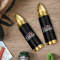 Patriotic Papa Bullet Tumbler The Veteran The Myth The Legend Dad Father's Day