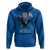 Bold Patriotic American Eagle Hoodie Land of the Free Home of the Brave Est 1776