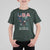 Bold Patriotic American Eagle T Shirt For Kid Land of the Free Home of the Brave Est 1776