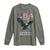 Bold Patriotic American Eagle Long Sleeve Shirt Land of the Free Home of the Brave Est 1776