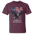 Bold Patriotic American Eagle T Shirt Land of the Free Home of the Brave Est 1776