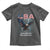 Bold Patriotic American Eagle Toddler T Shirt Land of the Free Home of the Brave Est 1776