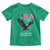 Bold Patriotic American Eagle Toddler T Shirt Land of the Free Home of the Brave Est 1776