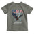 Bold Patriotic American Eagle Toddler T Shirt Land of the Free Home of the Brave Est 1776