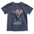 Bold Patriotic American Eagle Toddler T Shirt Land of the Free Home of the Brave Est 1776