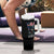 Bold Patriotic American Eagle Tumbler With Handle Land of the Free Home of the Brave Est 1776