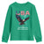 Bold Patriotic American Eagle Youth Sweatshirt Land of the Free Home of the Brave Est 1776
