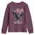 Bold Patriotic American Eagle Youth Sweatshirt Land of the Free Home of the Brave Est 1776