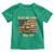 Rejecting Kings Since 1776 Toddler T Shirt Historic Ship Sailboat Distressed American Flag